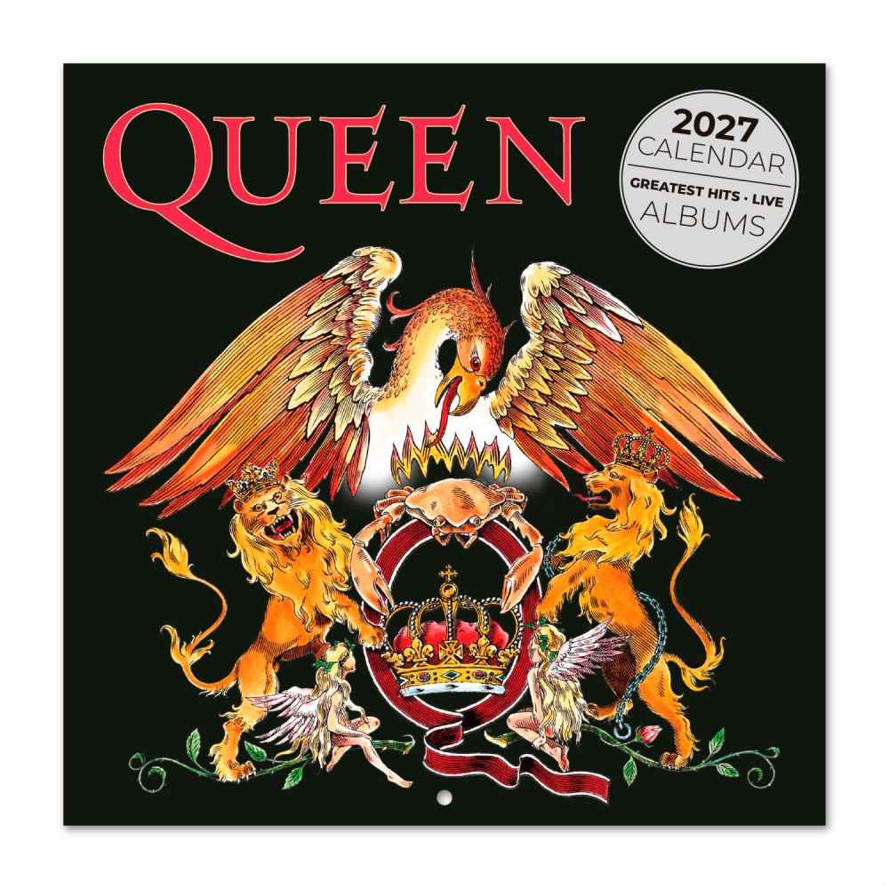 Grupo Erik Queen - Queen 2027 30X30 Calendar - Multicolours